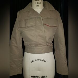 Stylish Tan Utility Jacket for Women